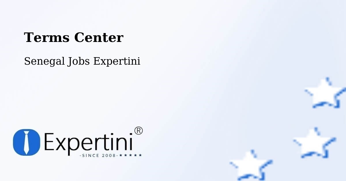 Terms of Service – Goléré - Senegal Jobs Expertini